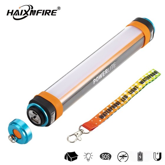 HaixnFire camping light camping light outdoor portable portable USB rechargeable multifunctional LED tent light
