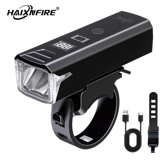 HaixnFire BL06 Bicycle headlight LED cycling light Bicycle flashlight 2000 lumens USB rechargeable Bicycle parts Camping lamp Taillight